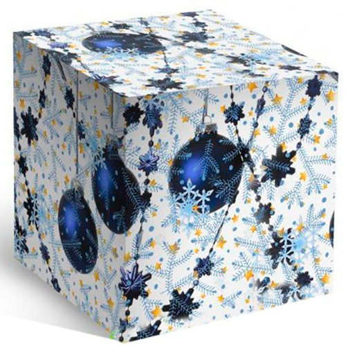 Коробка под кружку Синие шары
